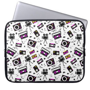 Music player,tape recorder,videotape,movie camera, laptop sleeve