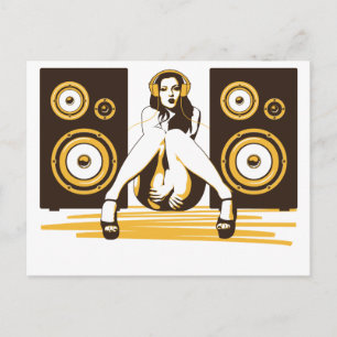 Music Please Postcard