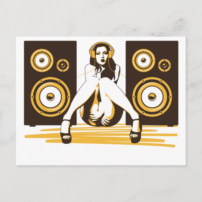 Music Please Postcard (Front)