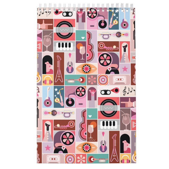 Music pop art  calendar (Cover)