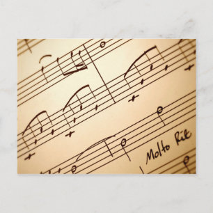 Music postcard 3