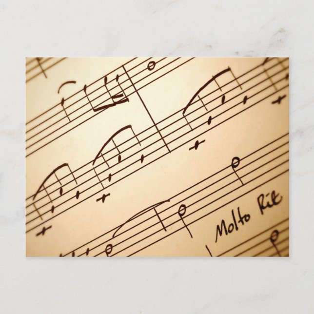 Music postcard 3 (Front)