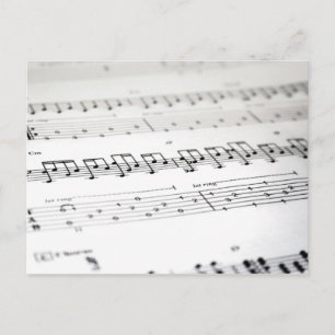 Music postcard 4
