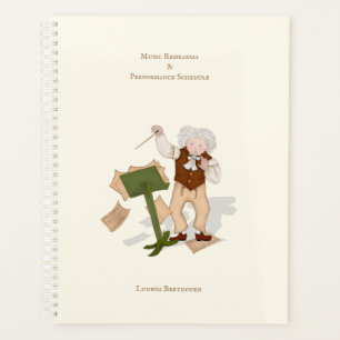 Music Practice & Performance Schedule Personalised Planner