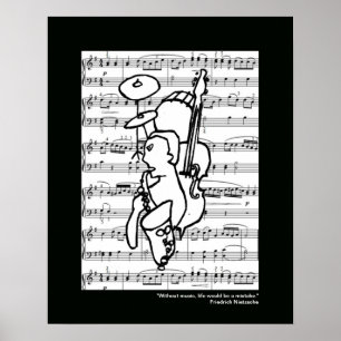 Music print for walls