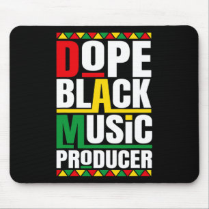 Music Producer Black History Month Music Black Mus Mouse Mat