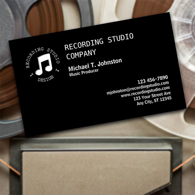 Music Producer Business Card (Creator Uploaded)