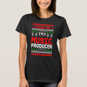 Music Producer Chirstmas Composer Record Musician  T-Shirt