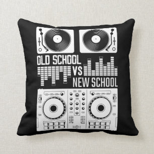 Music Producer DJ Old School Vinyl electro Techno Cushion