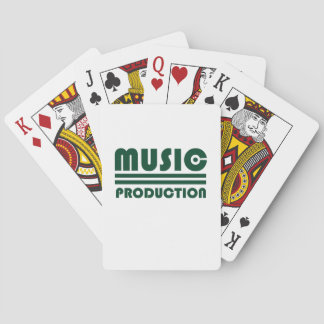 Music Production Playing Cards