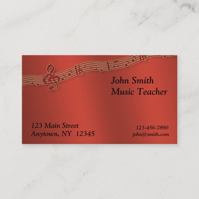 Music Profile Card (Front)