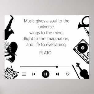 Music Quote Poster
