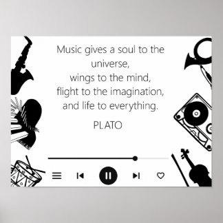 Music Quote Poster