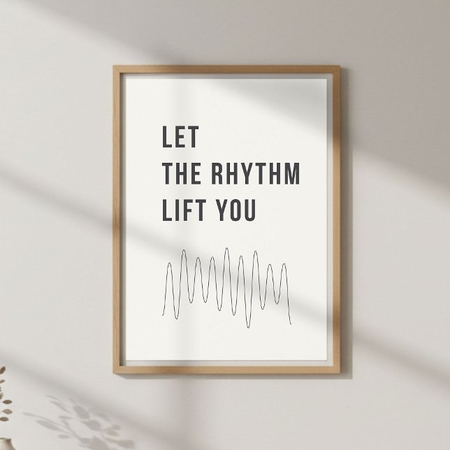 Music Quote Poster. Calm Motivational Decor (Creator Uploaded)