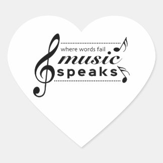 Music Quote Sticker l Music Speaks
