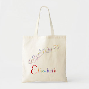 Music Rainbow Personalised Bag