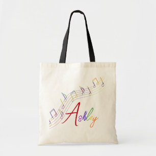 Music Rainbow Personalised Bag