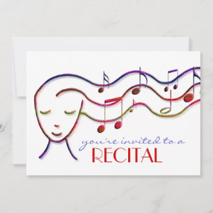 music recital invitation