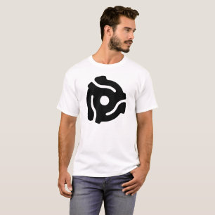 Music Record 45 RPM Adapter T-Shirt