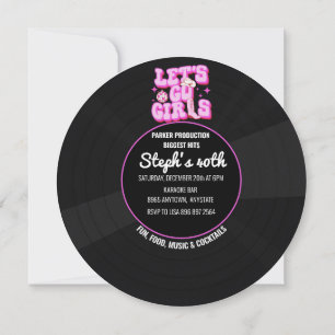 Music Record   Fun Music   Boho Western Invitation