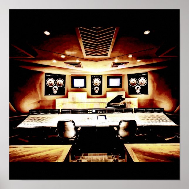 Music Recording Studio Poster (Front)