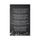 Music Remembrance Pocket Wallet Keepsake