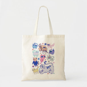 Music Retro Adventure Time Funny Graphic Gift Tote Bag