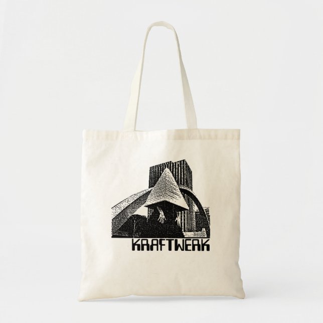 Music Retro Electronic Kraftwerk Music Cute Graphi Tote Bag (Front)