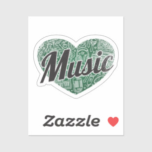Music Retro Heart Blackboard Love