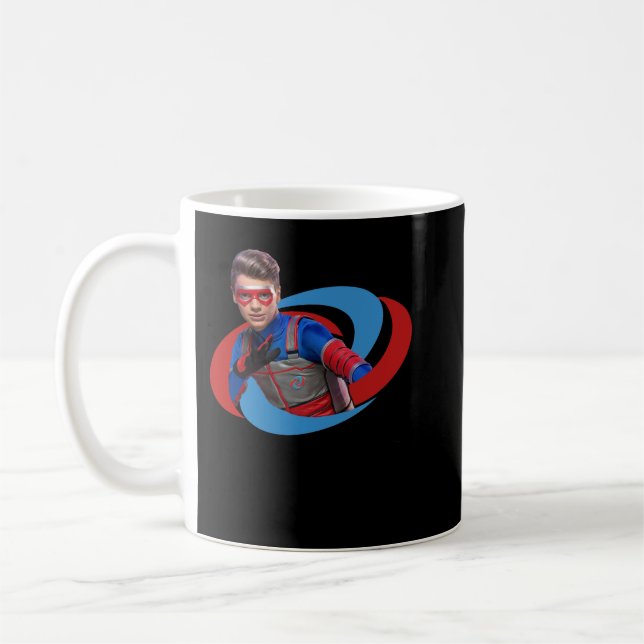 Music Retro Kid Danger Logo 2.0 To The Rescue Cust Coffee Mug (Left)