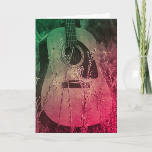 Music Retro Photography All Occasions Card (Front)