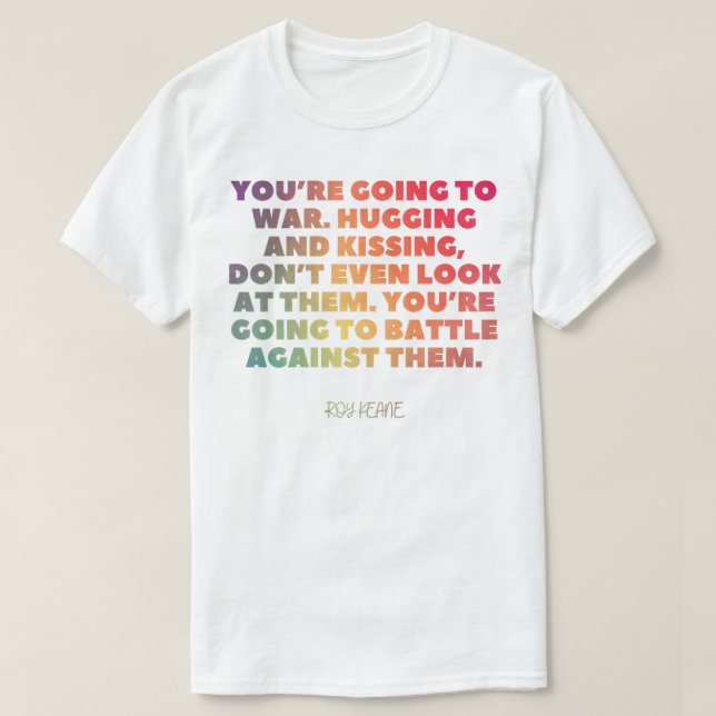 Music Retro Roy Keane Quote Unisex Top (Design Front)