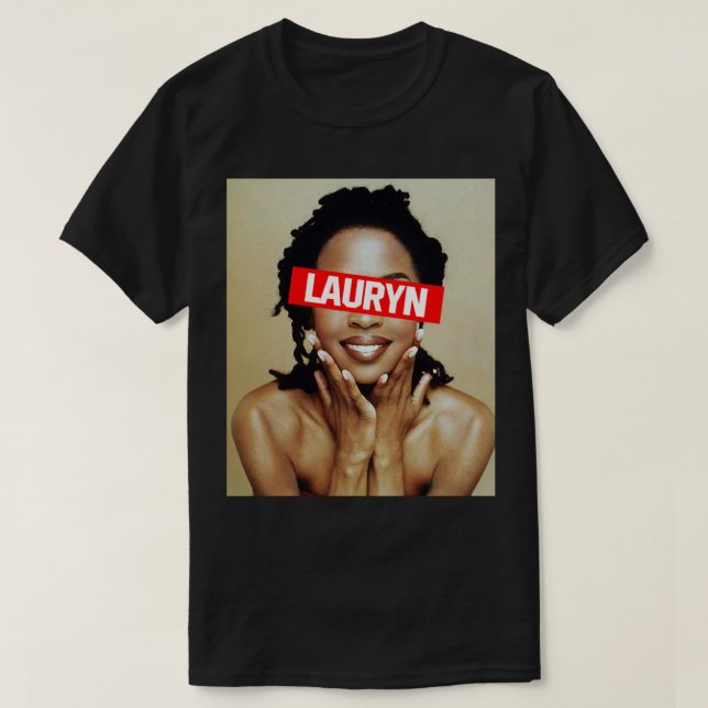 Music Retro Singer Lauryn Songwriter Hil Cute Grap T-Shirt (Design Front)