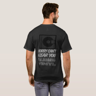 Music Retro Vinyl Records Classic Rock Lives T-Shirt
