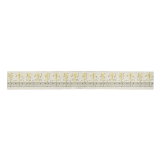 Music ribbon grosgrain ribbon (Front)