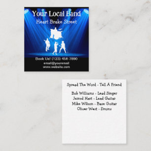 Music Rock Band Business Cards