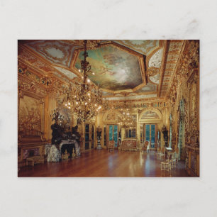 Music room interior postcard