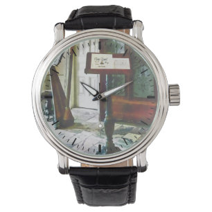 Music Room With Harp Watch
