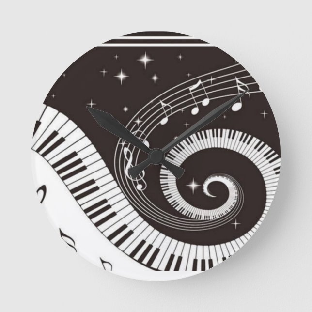 Music Round Clock (Front)