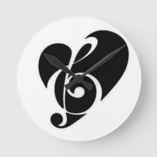 Music Round Clock