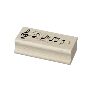 Music Rubber Stamp