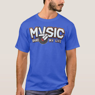 Music Saved My Life vintage T-Shirt