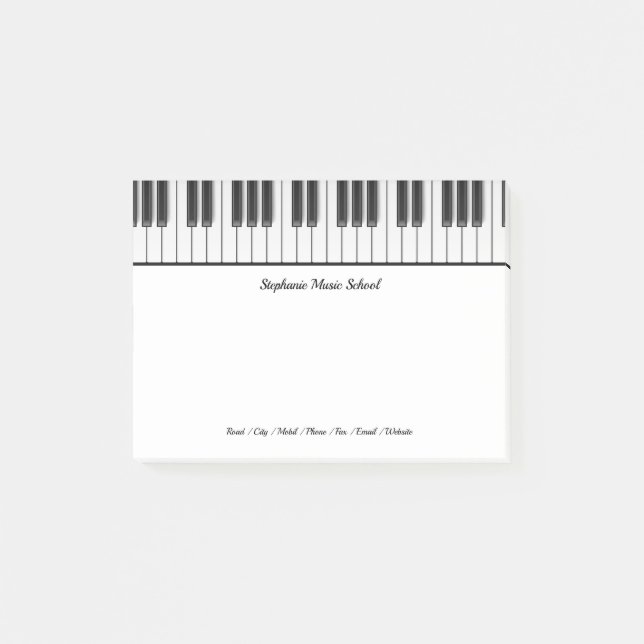 Music school post-it notes (Front)