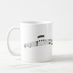 Music Score Coffee Mug