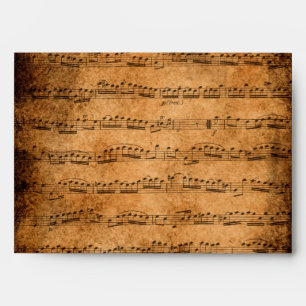 Music score envelope