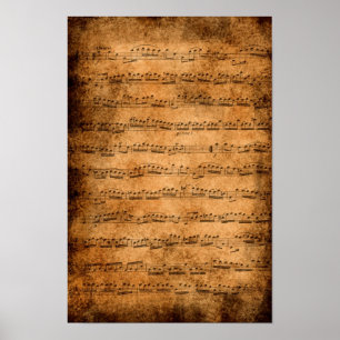 Music score - poster