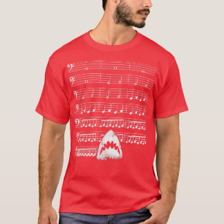 Music Shark FunnyFor Women  T-Shirt