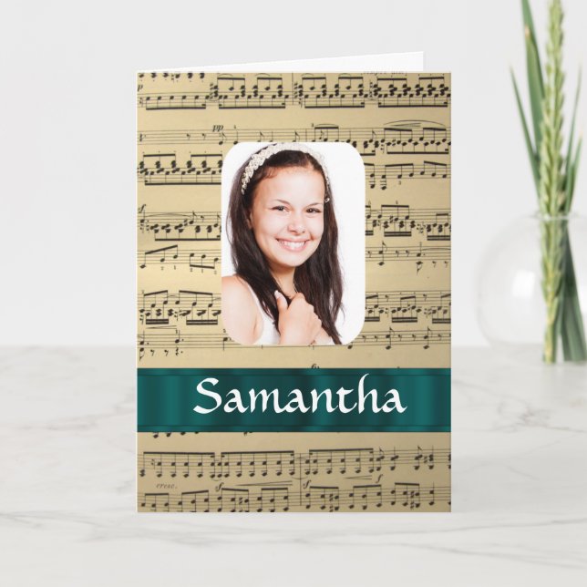 Music sheet photo template (Front)