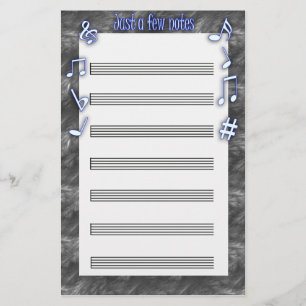 music sheet stationery