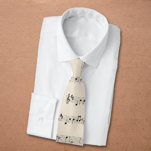 Music Sheet Tie
